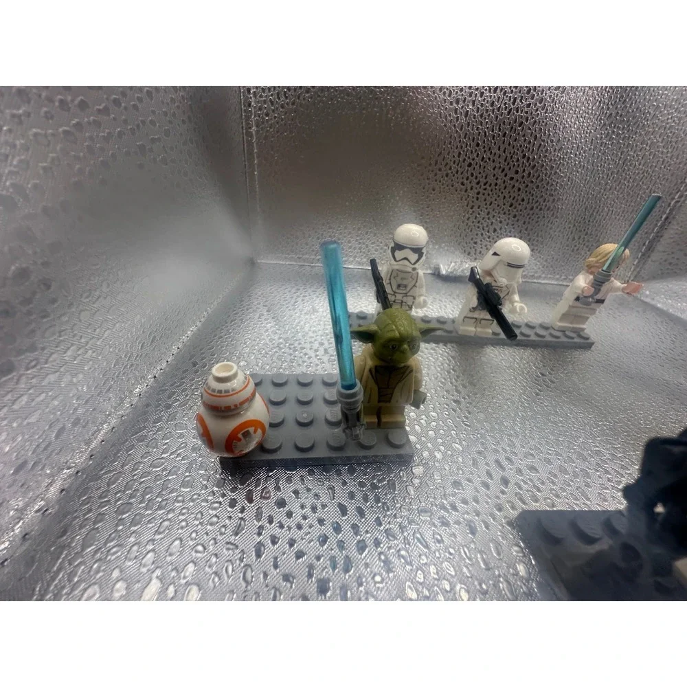 LEGO Star Wars Minifigure Lot Yoda Luke Skywalker R2-D2 BB-8 Stormtroopers 9pc - Picture 13 of 16